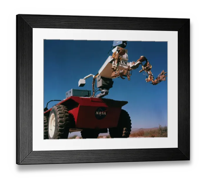 Framed Print : Space Invention on Wheels Framed Print : Space Invention on Wheels