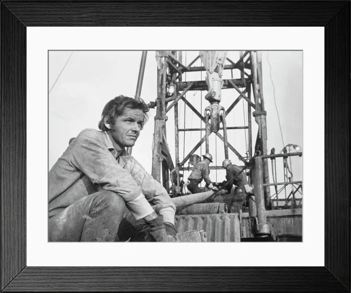 Framed Print : Jack Nicholson Working on Location Framed Print : Jack Nicholson Working on Location