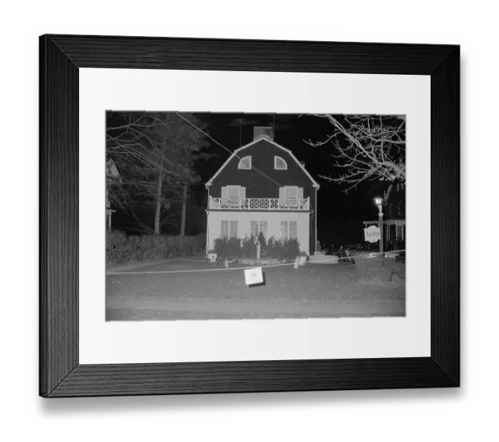 Framed Print : Exterior View of DeFeo House in Amityville Framed Print : Exterior View of DeFeo House in Amityville