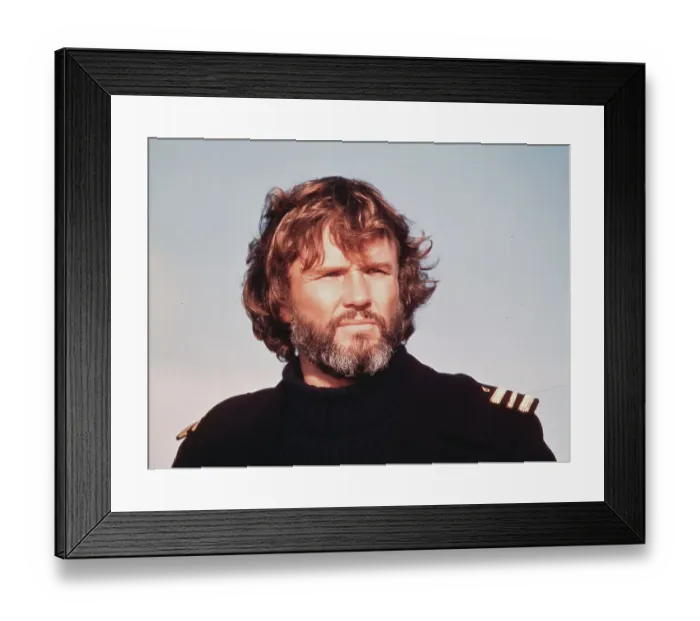 Framed Print : Portrait of Kris Kristofferson Framed Print : Portrait of Kris Kristofferson