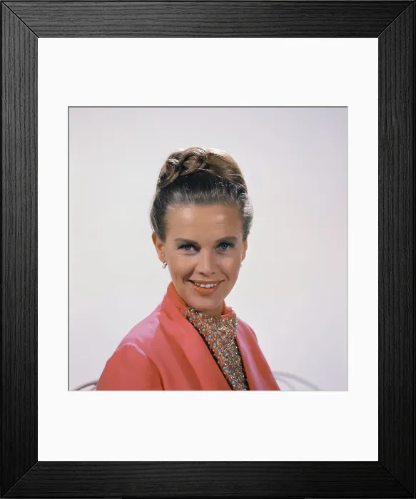 Framed Print : Portrait of Honor Blackman Framed Print : Portrait of Honor Blackman