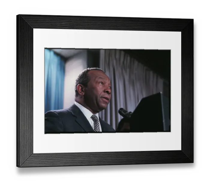 Framed Print : Walter E. Washington Framed Print : Walter E. Washington