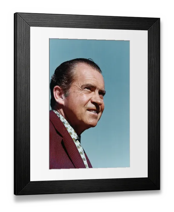 Framed Print : President Richard Nixon Framed Print : President Richard Nixon