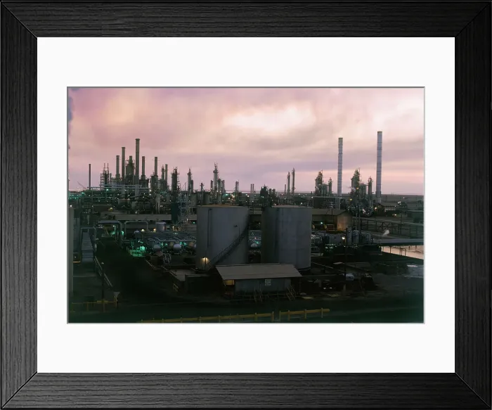 Framed Print : Ras Tanura Refinery Framed Print : Ras Tanura Refinery