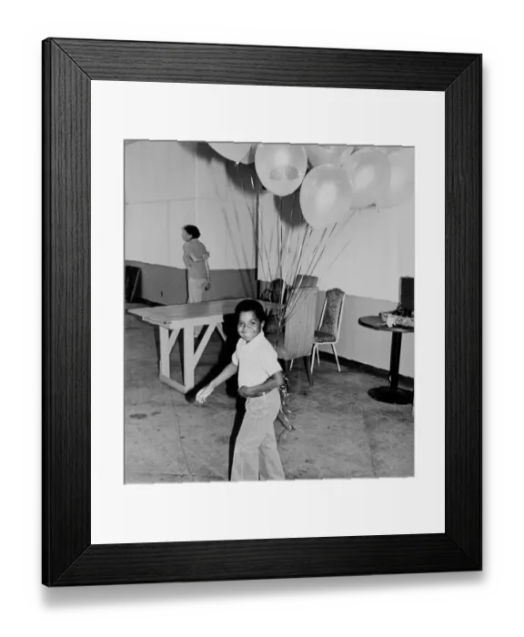 Framed Print : Gary Coleman Pausing at NBC Party Framed Print : Gary Coleman Pausing at NBC Party