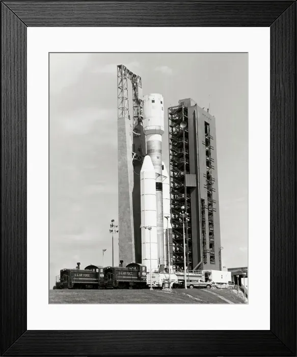 Framed Print : Rocket Core with Tower Being Moved Framed Print : Rocket Core with Tower Being Moved