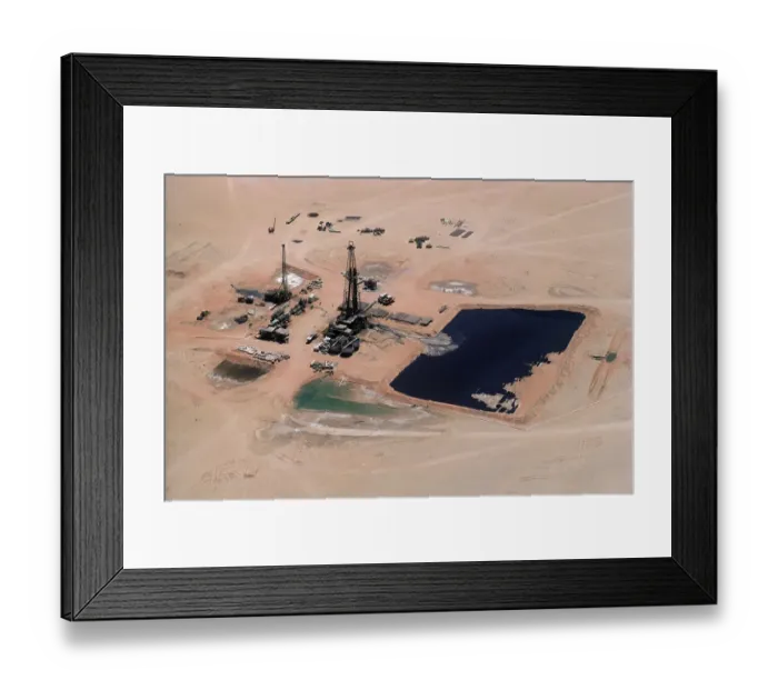Framed Print : Drilling Rig Framed Print : Drilling Rig