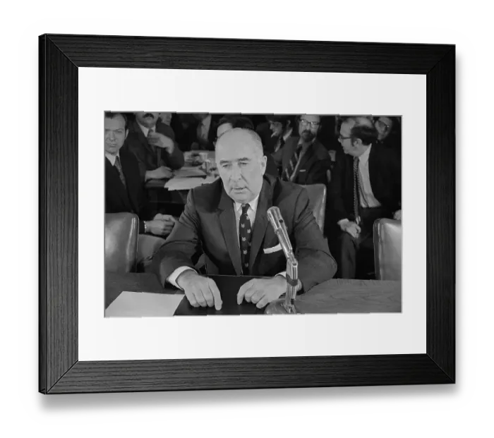 Framed Print : John Mitchell Sitting at Microphones Framed Print : John Mitchell Sitting at Microphones