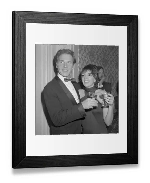 Framed Print : Liza Minnelli and Jean-Pierre Aumont