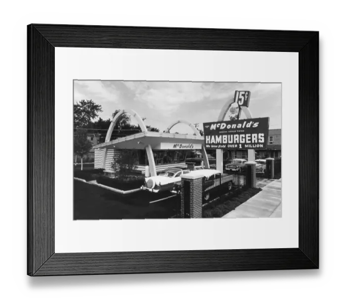 Framed Print : McDonald's Museum Framed Print : McDonald's Museum