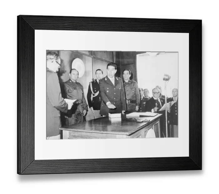 Framed Print : Mario Menendez Taking Oath as Governor Framed Print : Mario Menendez Taking Oath as Governor