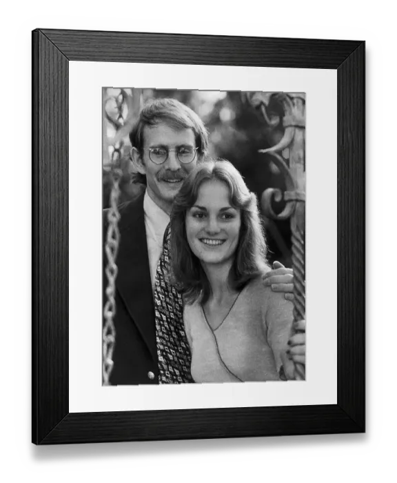 Framed Print : Patricia Hearst with Steve Weed Framed Print : Patricia Hearst with Steve Weed