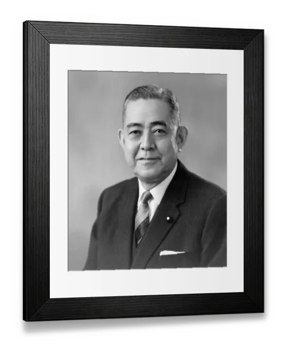 Framed Print : Japanese Leader Eisaku Sato Framed Print : Japanese Leader Eisaku Sato