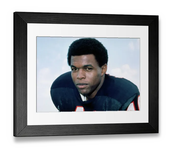 Framed Print : Gale Sayers in Football Uniform Framed Print : Gale Sayers in Football Uniform
