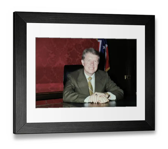 Framed Print : Portrait of Jimmy Carter Framed Print : Portrait of Jimmy Carter