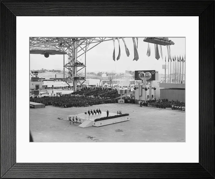 Framed Print : Opening Ceremonies for Expo 70 Framed Print : Opening Ceremonies for Expo 70