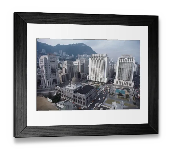 Framed Print : Various Buildings in Hong Kong