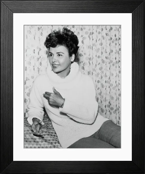 Framed Print : Legendary Lena Horne in Casual Dress at Her Home Framed Print : Legendary Lena Horne in Casual Dress at Her Home