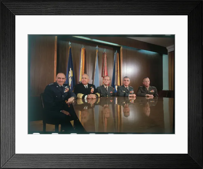 Framed Print : Joint Chiefs in Session Framed Print : Joint Chiefs in Session