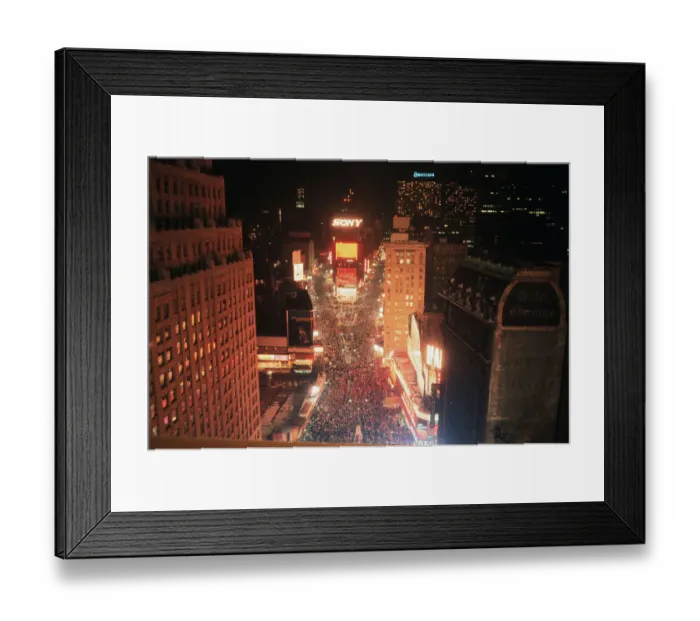 Framed Print : New Years Eve Crowd in Times Square Framed Print : New Years Eve Crowd in Times Square