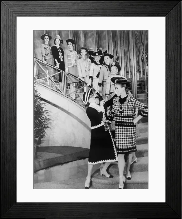 Framed Print : Portrait of Katharine Hepburn as Coco Chanel Framed Print : Portrait of Katharine Hepburn as Coco Chanel