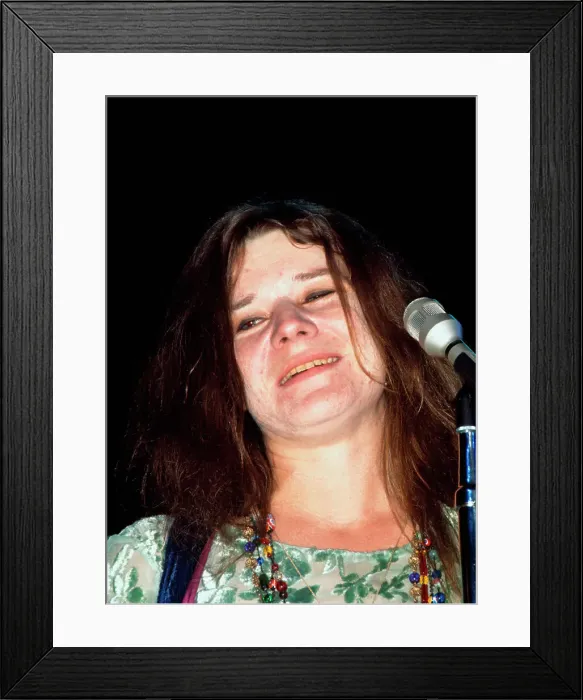 Framed Print : Janis Joplin on Stage in Concert