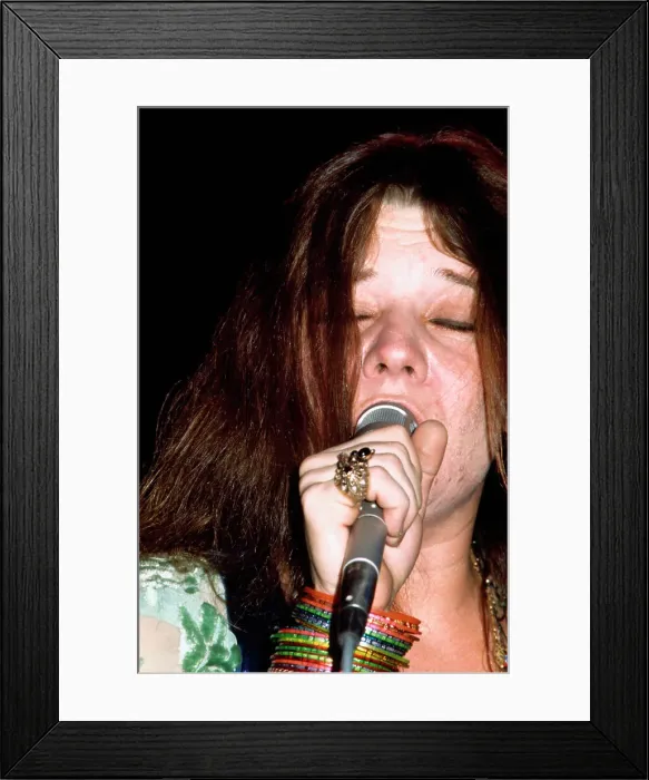 Framed Print : Janis Joplin Singing on Stage Framed Print : Janis Joplin Singing on Stage