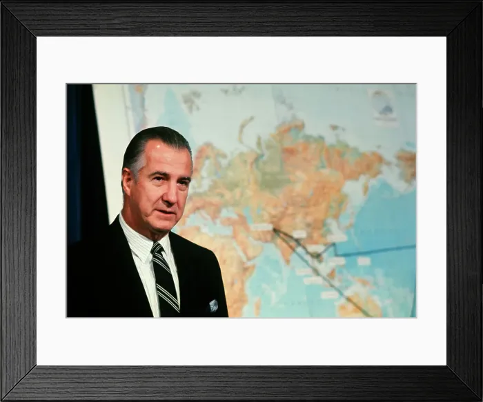 Framed Print : Spiro Agnew Near Map Framed Print : Spiro Agnew Near Map