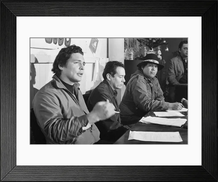 Framed Print : American Indian Leaders Summit at Alcatraz Framed Print : American Indian Leaders Summit at Alcatraz