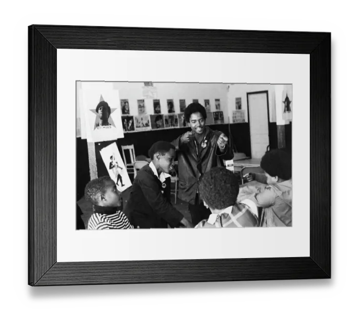 Framed Print : Black Panther Instructor Framed Print : Black Panther Instructor