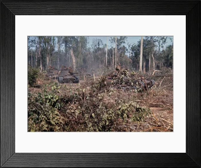 Framed Print : Loc Ninh-Bu Dop Camps, Vietnam War Framed Print : Loc Ninh-Bu Dop Camps, Vietnam War