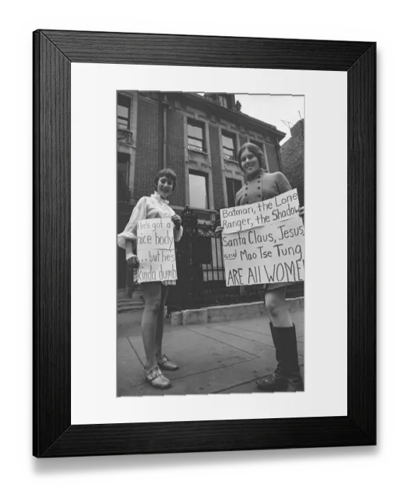 Framed Print : Protest at the Playboy Mansion Framed Print : Protest at the Playboy Mansion