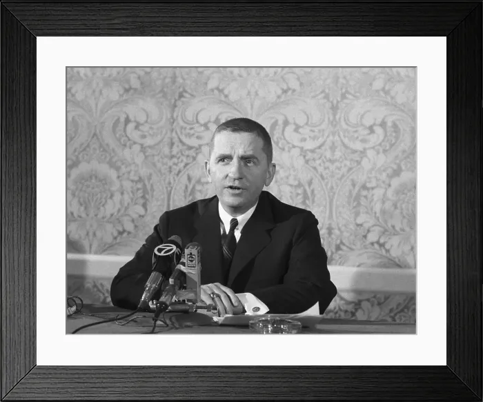 Framed Print : Ross Perot At Press Conference Framed Print : Ross Perot At Press Conference