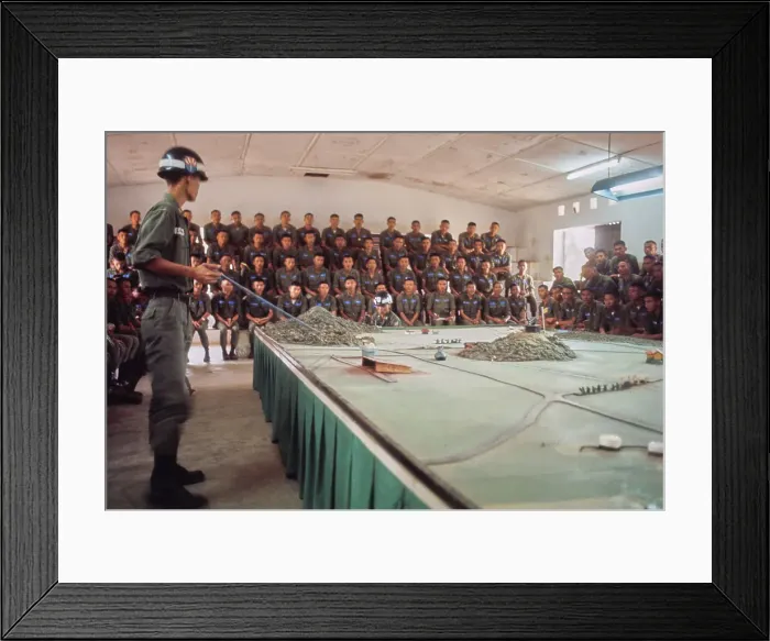 Framed Print : Nha Trang NCO Combat Training Academy, Vietnam War Framed Print : Nha Trang NCO Combat Training Academy, Vietnam War