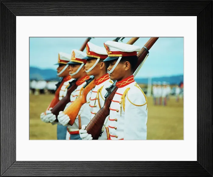 Framed Print : Cadets in Uniforms During Their Graduation Framed Print : Cadets in Uniforms During Their Graduation