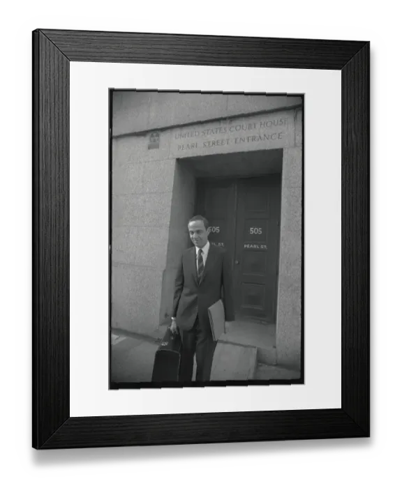 Framed Print : Portrait of Roy Cohn Framed Print : Portrait of Roy Cohn