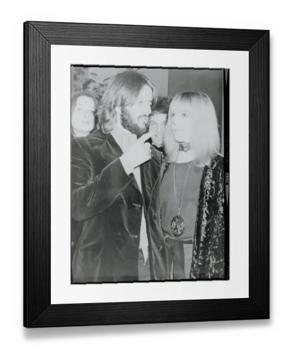 Framed Print : Ringo Starr and His Wife Maureen Starkey Framed Print : Ringo Starr and His Wife Maureen Starkey