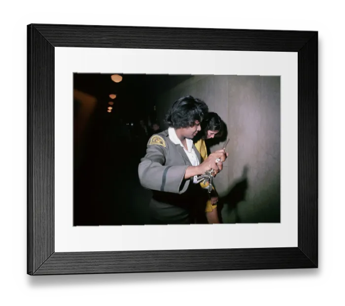 Framed Print : Suspect of Manson Murders in Custody
