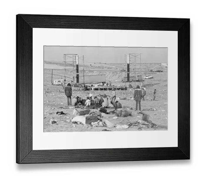 Framed Print : Stragglers and Trash at Altamont Speedway Framed Print : Stragglers and Trash at Altamont Speedway