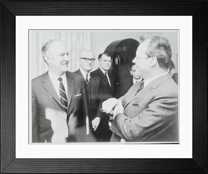 Framed Print : William Rogers and Willy Brandt Framed Print : William Rogers and Willy Brandt