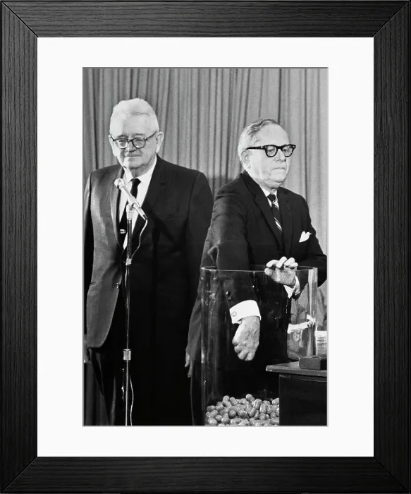 Framed Print : National Draft Lottery Framed Print : National Draft Lottery