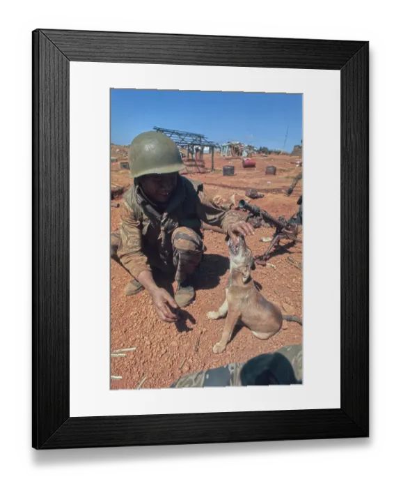 Framed Print : Bu Prang Special Forces Camp, Vietnam War Framed Print : Bu Prang Special Forces Camp, Vietnam War