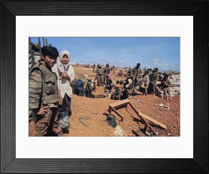 Framed Print : Bu Prang Special Forces Camp, Vietnam War Framed Print : Bu Prang Special Forces Camp, Vietnam War