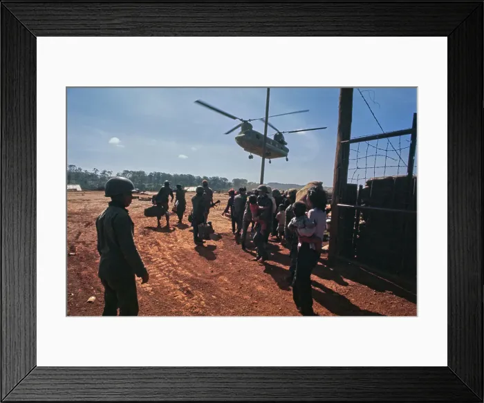 Framed Print : Bu Prang Special Forces Camp, Vietnam War Framed Print : Bu Prang Special Forces Camp, Vietnam War