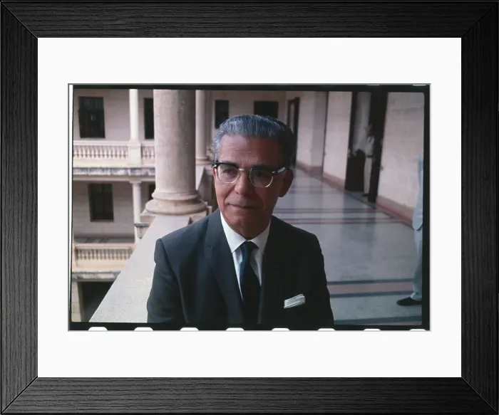 Framed Print : Portrait of Joaquin Balaguer
