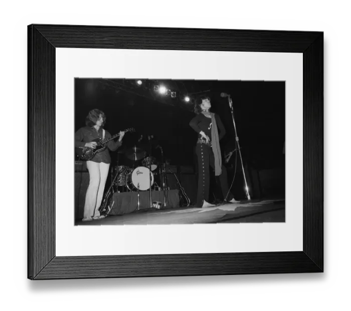 Framed Print : Mick Jagger Onstage Framed Print : Mick Jagger Onstage
