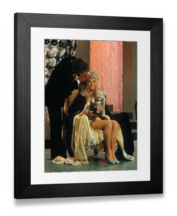 Framed Print : Eva Rueber Staier Being Crowned Framed Print : Eva Rueber Staier Being Crowned