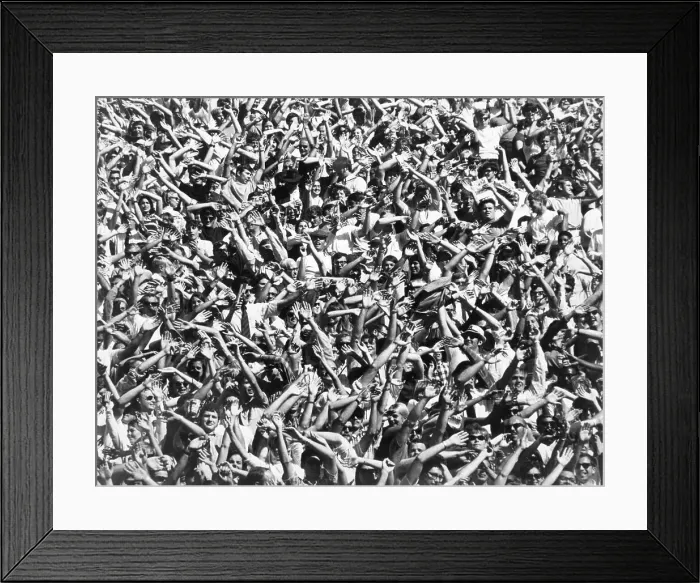 Framed Print : Football Crowd Framed Print : Football Crowd