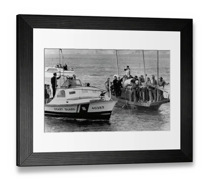 Framed Print : Occupation Of Alcatraz Framed Print : Occupation Of Alcatraz