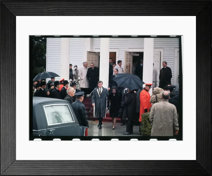 Framed Print : Edward M. Kennedy is shown Escorting His Mother Framed Print : Edward M. Kennedy is shown Escorting His Mother